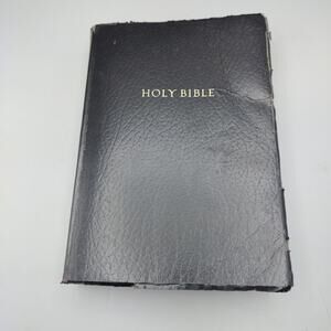 KJV Super Giant Print Holy Bible Black Imitation Leather by Holman